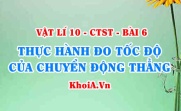Thí nghiệm đo tốc độ, một số phương pháp đo tốc độ của...